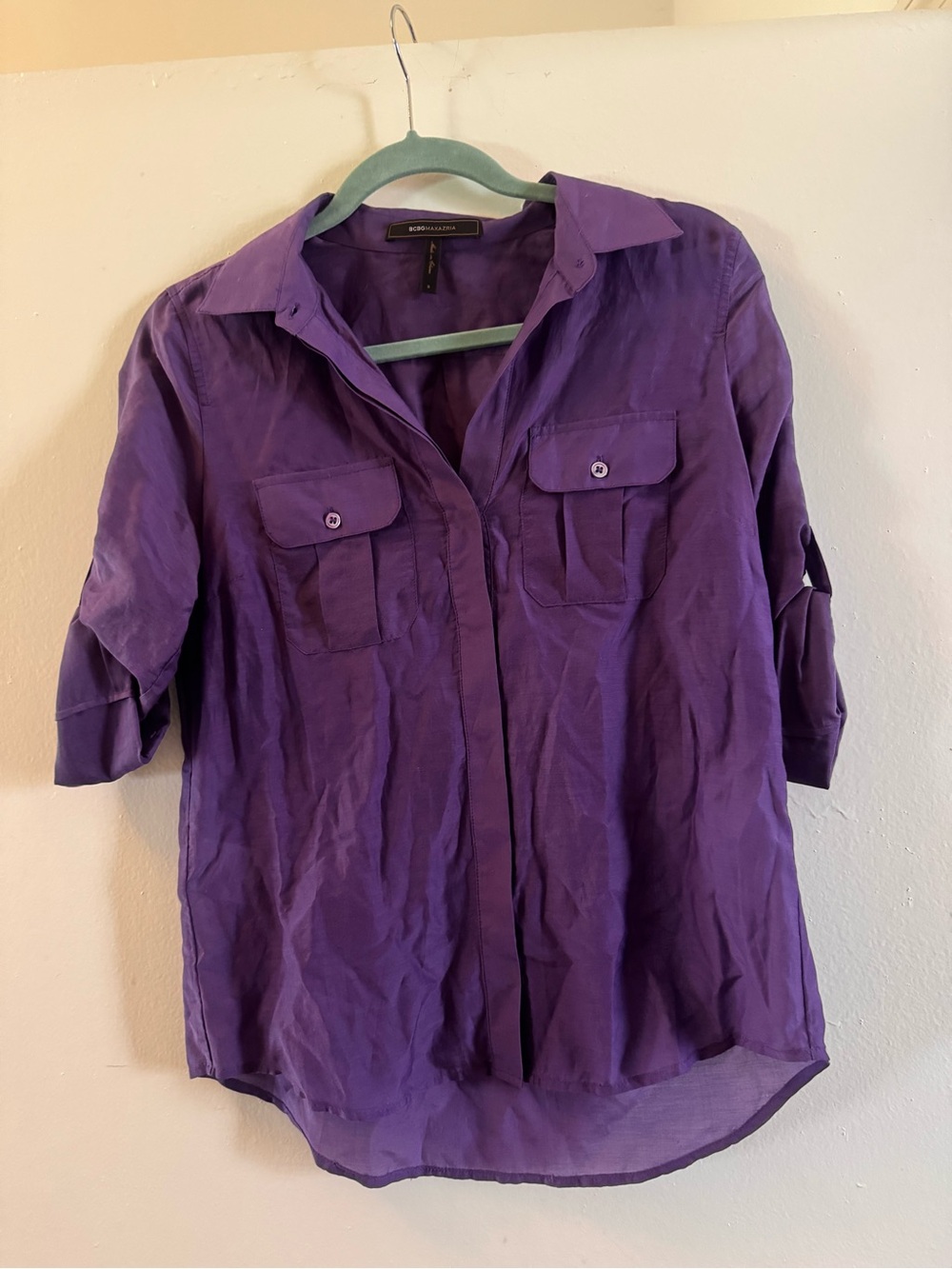 BCBGMaxAzria Violet Lightweight Top